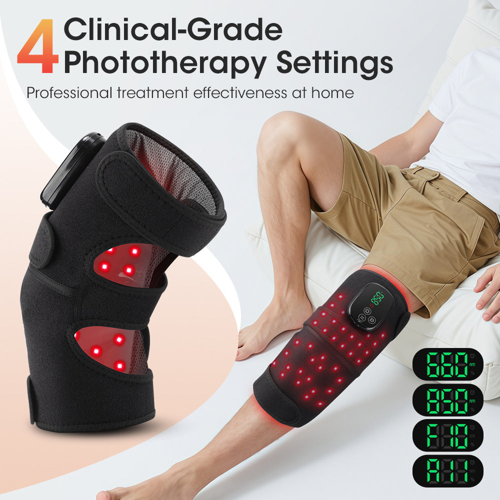 STIMMAX Red Light Therapy + Massaging Knee Guard