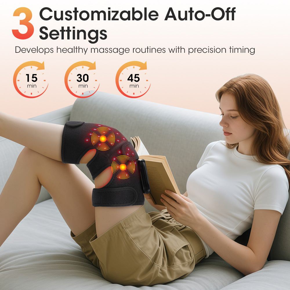 STIMMAX Red Light Therapy + Massaging Knee Guard