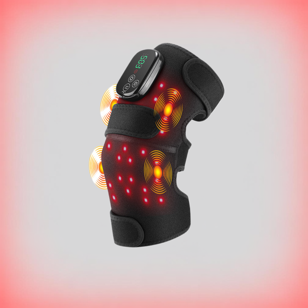 STIMMAX Red Light Therapy + Massaging Knee Guard